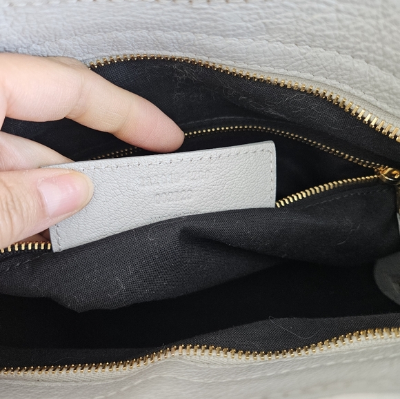 Balenciaga Light Grey City Bag with Crossbody Strap Gold accs. Medium - Picture 10 of 17